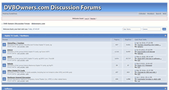 Desktop Screenshot of forums.dvbowners.com