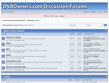 Tablet Screenshot of forums.dvbowners.com